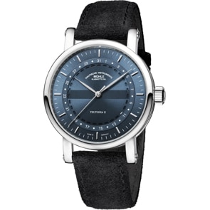 Mühle-Glashütte Teutonia II Ring Date Alcantara