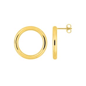 Ohrhänger 375/9 K Gelbgold Ø 20mm