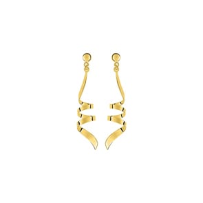 Ohrhänger 375/9 K Gelbgold Spiralen