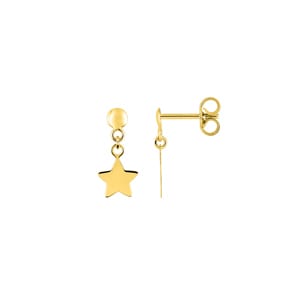 Ohrhänger 375/9 K Gelbgold Sterne