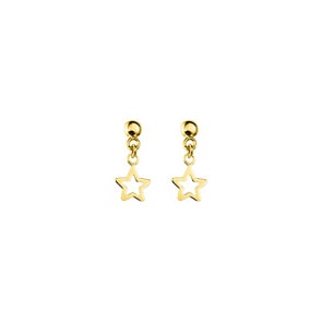 Ohrhänger 375/9 K Gelbgold Sterne