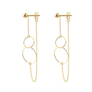 Ohrhänger 750/18 K Gelbgold