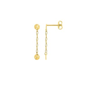 Ohrhänger 750/18 K Gelbgold