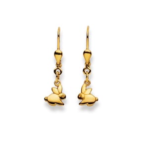 Ohrhänger 750/18 K Gelbgold, Hase