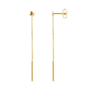 Ohrhänger 750/18 K Gelbgold, Kugel