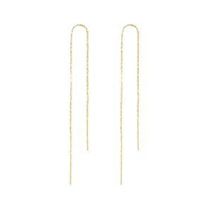 Boucle d'oreilles pendantes or jaune 750/18 cts, Bâtons