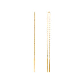 Ohrhänger 750/18 K Gelbgold, Stäbchen