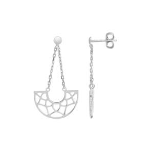Drop Earrings 925 Silver rhodium-plated, Fantasy