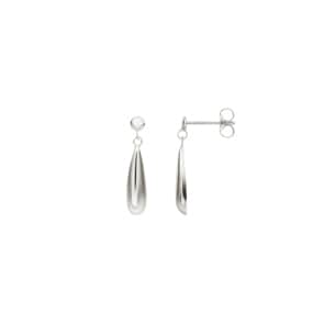 Ohrhänger 925 Silber rhodiniert 19mm
