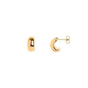 Ohrringe 750/18 K Gelbgold galvanisiert