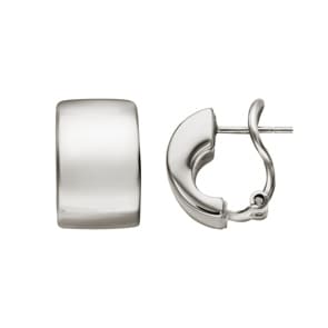 Ohrringe 750/18 K Weissgold galvanisiert