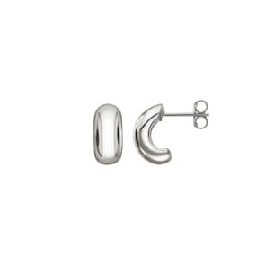 Ohrringe 750/18 K Weissgold galvanisiert
