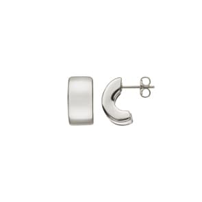Ohrringe 750/18 K Weissgold galvanisiert