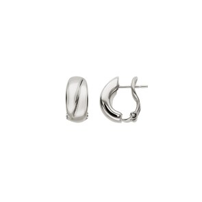 Ohrringe 750/18 K Weissgold galvanisiert