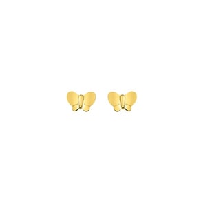 Ohrstecker 375/9 K Gelbgold Schmetterlinge