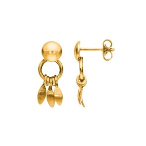 Ohrstecker 750/18 K Gelbgold