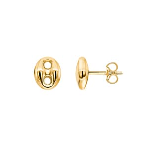 Ohrstecker 750/18 K Gelbgold 8mm