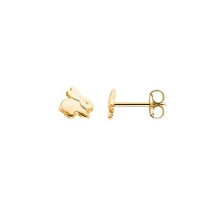 Ohrstecker 750/18 K Gelbgold, Hase