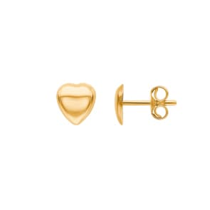 Ohrstecker 750/18 K Gelbgold, Herz