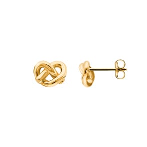 Ohrstecker 750/18 K Gelbgold, Knoten