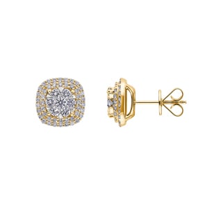Ohrstecker 750/18 K Gelbgold mit Diamanten 1.00 ct H/si by CHRISTIAN