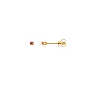 Ohrstecker 750/18 K Gelbgold mit Rubinen