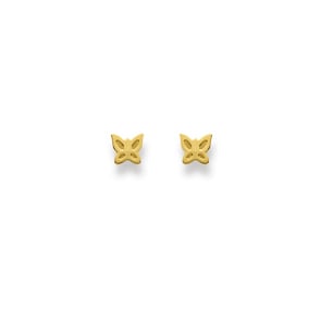 Ohrstecker 750/18 K Gelbgold, Schmetterling