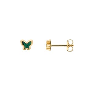 Ohrstecker 750/18 K Gelbgold Schmetterling