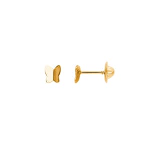 Ohrstecker 750/18 K Gelbgold Schmetterlinge