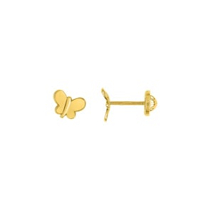Ohrstecker 750/18 K Gelbgold Schmetterlinge