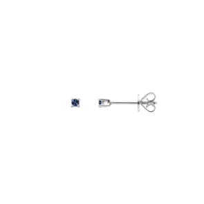 Ohrstecker 750/18 K Weissgold mit Saphiren