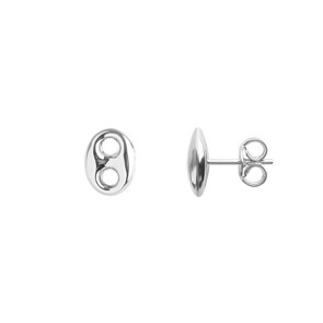 Ohrstecker 925 Silber rhodiniert 6.5mm