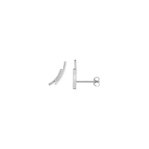 Ohrstecker 925 Silber rhodiniert mit Zirkonia