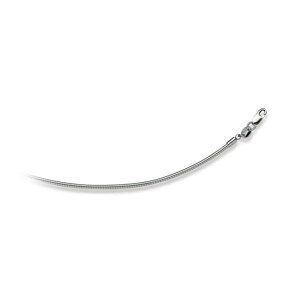 Omegakette 750/18 K Weissgold 1.4mm