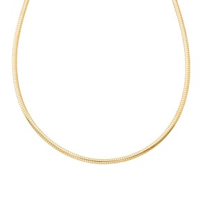 Omegakette rund 750/18 K Gelbgold 3.0mm