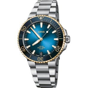 Oris Aquis Date Calibre 400 Bicolore / Bleu Ø 41.5mm