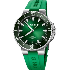 Oris Aquis Date Calibre 400 Vert / Caoutchouc Ø 43.5mm