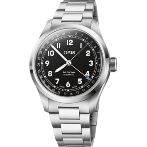 Oris Big Crown Pointer Date 40 Schwarz