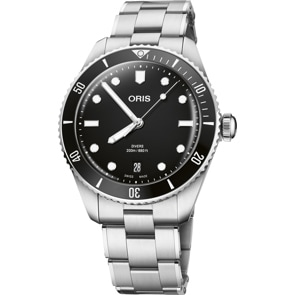Oris Divers Date 39mm Schwarz