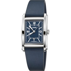 Oris Rectangular Date Bleu