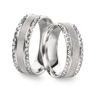 Paarringe 925 Silber Barletta-Paar