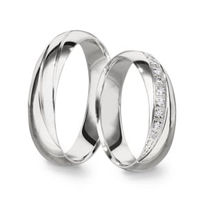 Paarringe 925 Silber Catania-Paar