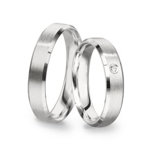 Paarringe 925 Silber Livorno-Paar