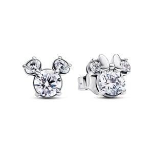 Pandora Disney Micky Maus & Minnie Maus Funkelnde Ohrringe 925 Silber