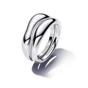 Pandora Essence Organisch Geformte Stacking-Ringe 925 Silber