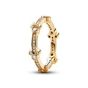 Pandora Gold Disney Micky Maus & Minnie Maus Funkelnder Ewigkeitsring