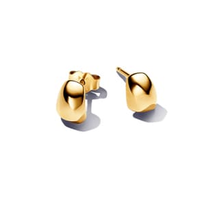 Pandora Gold Essence Organically Shaped Stud Earrings