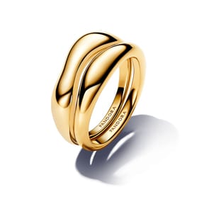 Pandora Gold Essence Organisch Geformte Stacking-Ringe