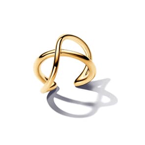 Pandora Gold Essence Organisch Geformter Unendlichkeits Ear Cuff