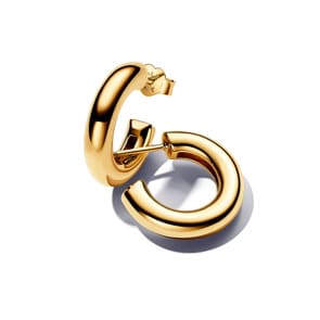 Pandora Gold Essence Runde Offene Ohrringe